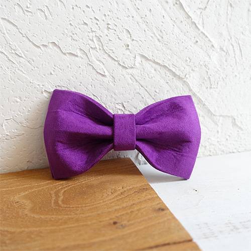 Purple Bow-Tie Traction Collar: Regal