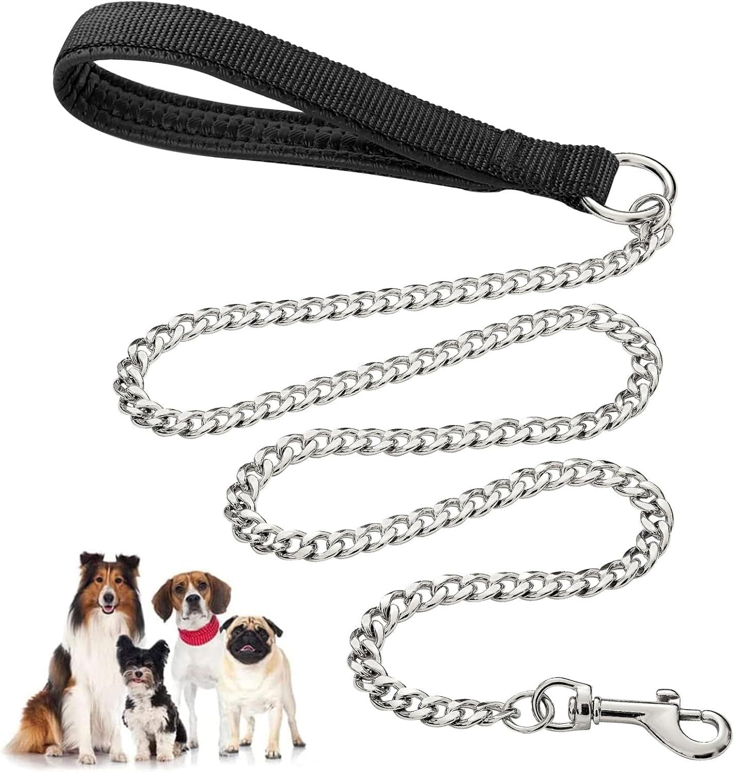 Chew-Proof Metal Dog Leash: Strong