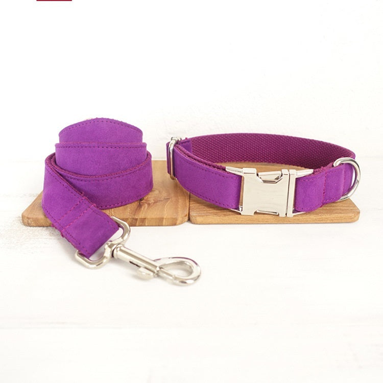 Purple Bow-Tie Traction Collar: Regal