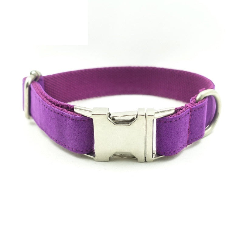 Purple Bow-Tie Traction Collar: Regal