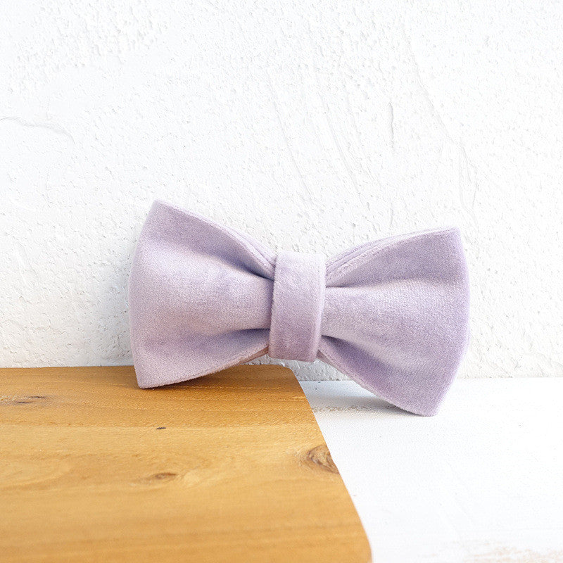 Light Purple Bow-Tie Traction Collar: Classy