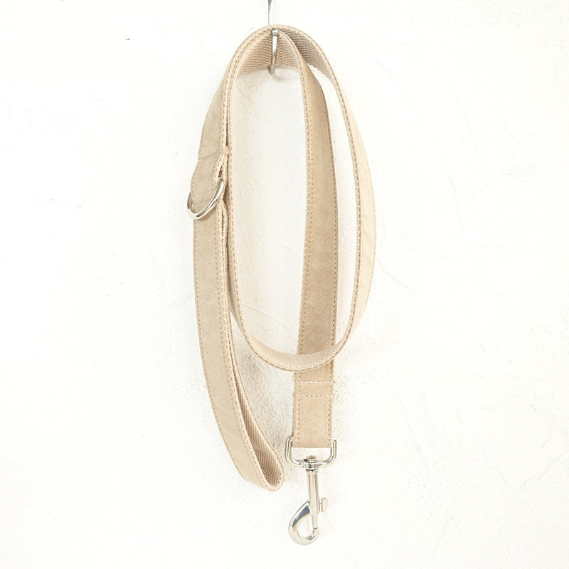 Nude Bow-Tie Traction Collar: Stylish