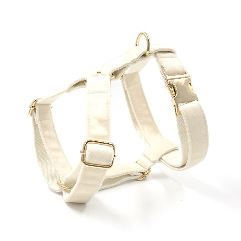 Nude Bow-Tie Traction Collar: Stylish