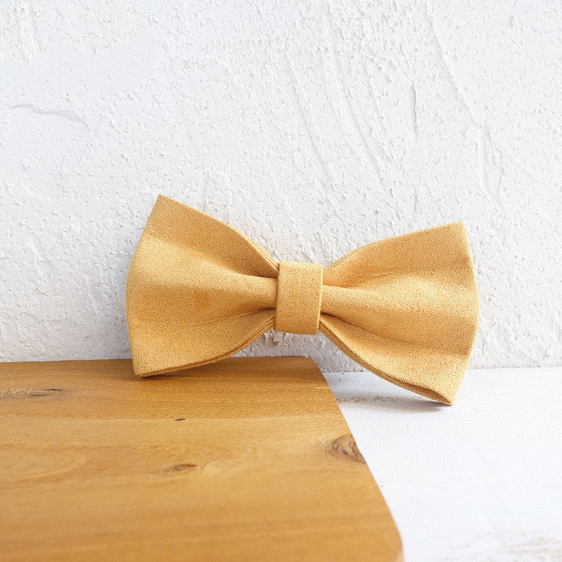 Yellow Bow-Tie Traction Collar: Joyous