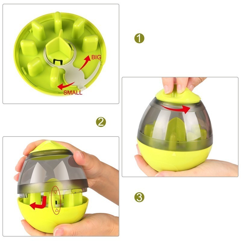 Tumbler Dog Feeder: Interactive Food Ball Toy