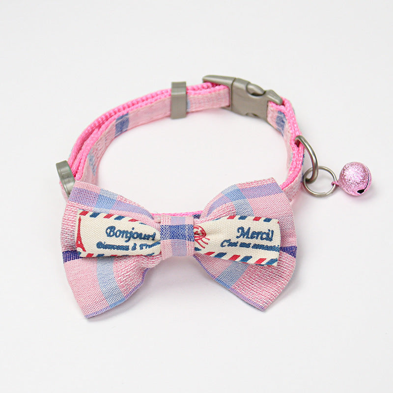 Bow Tie Cat Collar Decoration: Stylish Feline Accessory