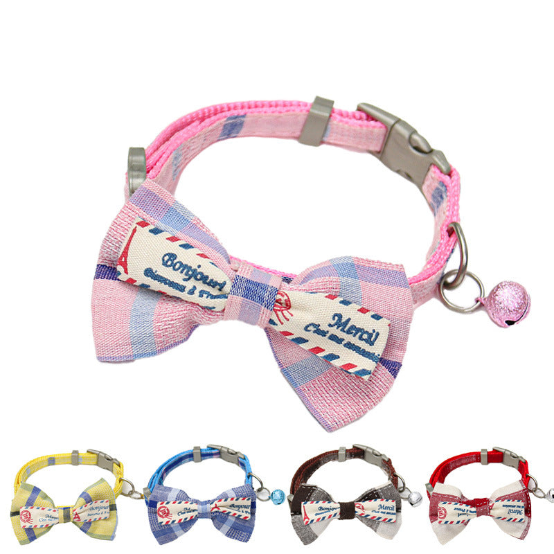 Bow Tie Cat Collar Decoration: Stylish Feline Accessory