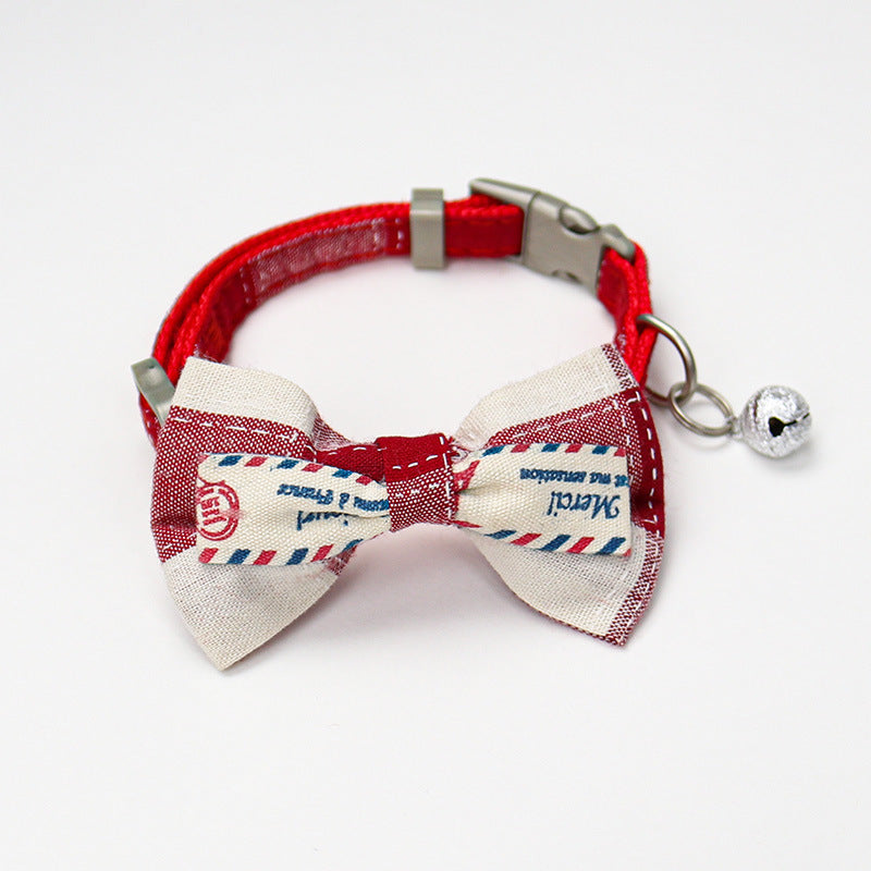 Bow Tie Cat Collar Decoration: Stylish Feline Accessory