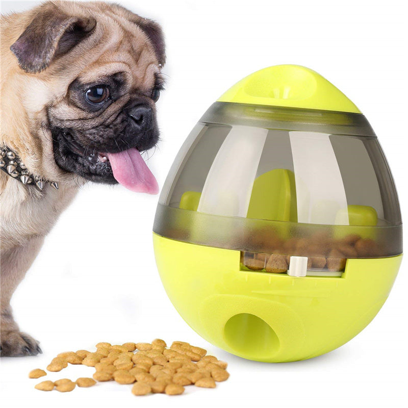 Tumbler Treat Ball — dog using it